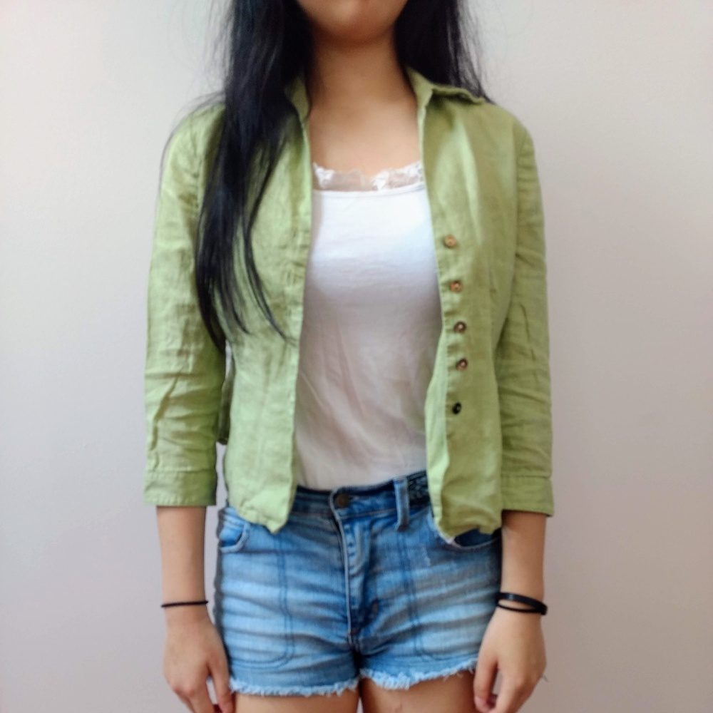 Light Olive Ann Taylor Jacket